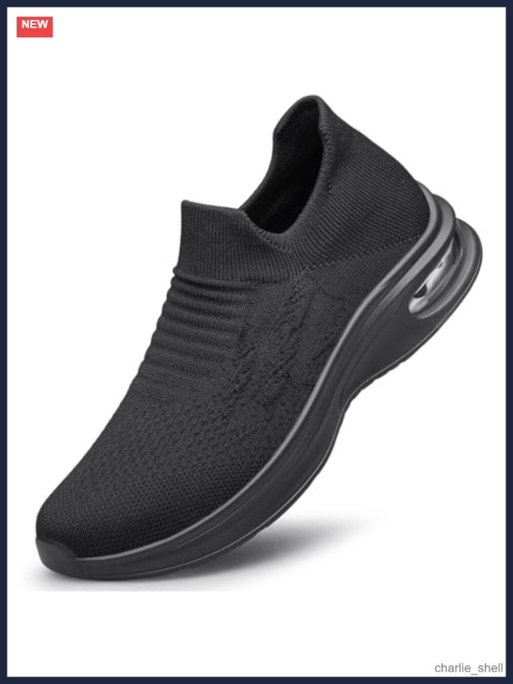 Mens Slip On Lightweight Walking Shoes Breathable Athletic Sneakers